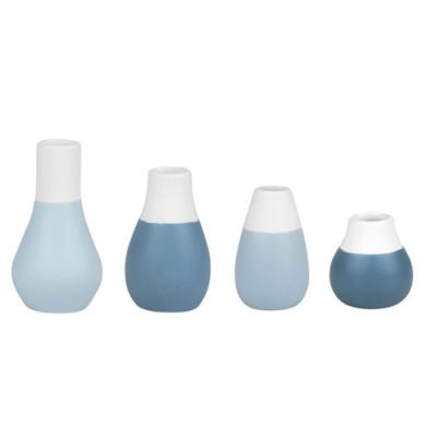 Räder mini vaasjes pastel Blauw, set van 4