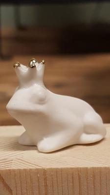 Räder Lucky box Frog, porselein