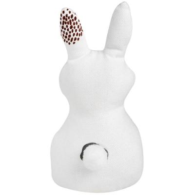 Räder Haas van stof Happy, wit met goudkleurige stippen