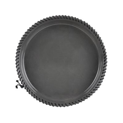 Räder ronde schaal grijs met veter