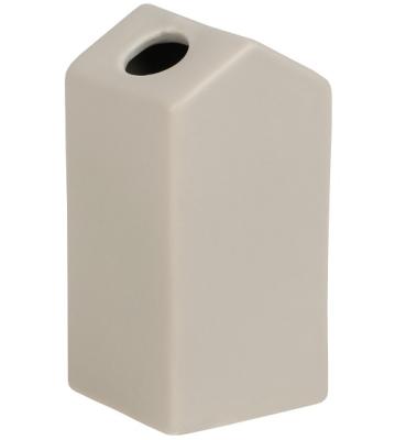Räder mini vaasjes Huis grijs, set van 4