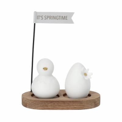 Räder Groet Lente Pasen Kuiken en eitje