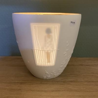 Räder waxinelicht Night Chat wit goud
