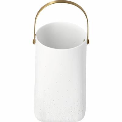 Räder lantaarn waxinelicht Weidebloemen porselein met hengsel medium