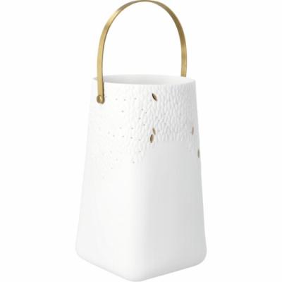 Räder lantaarn waxinelicht Bladeren met hengsel large