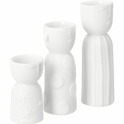 Räder mini vaasjes Stella, Luna en Lucia set van 3