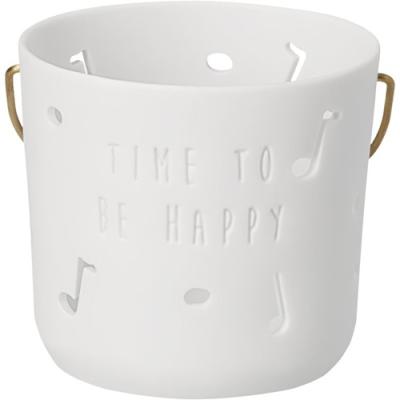 Räder waxinelicht met hengsel Teckel Time to be happy