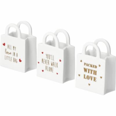 Räder mini tasje porselein All my love in a little bag