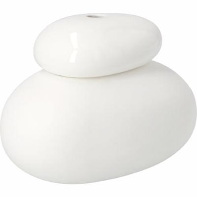 Räder vaasje Kei Pebble wit, set van 2