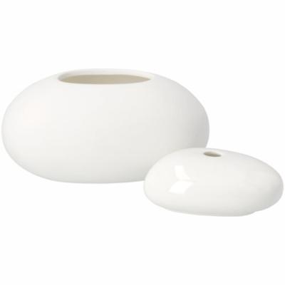 Räder vaasje Kei Pebble wit, set van 2