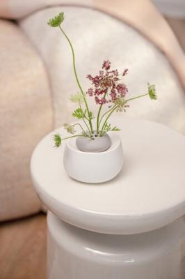 Räder Vaasje Bowl wit met grijs 