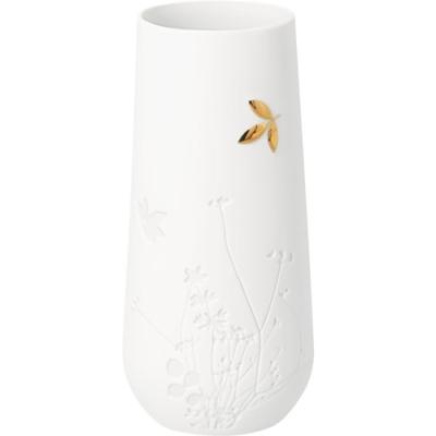 Räder vaasje Bloemen en gouden blad medium