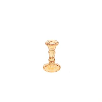 Housevitamin kandelaar Amber glas 10,5 cm