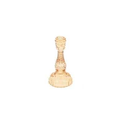 Housevitamin kandelaar Amber glas 16 cm