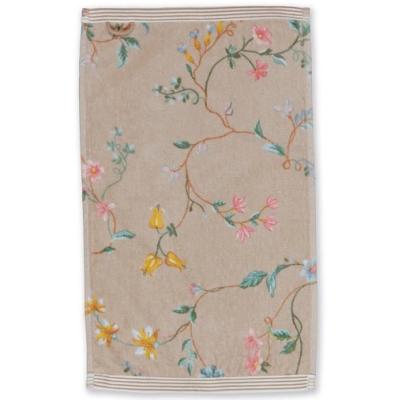 PIP Studio gastendoekje Bloemen Khaki