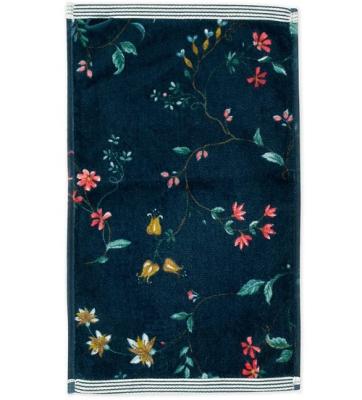 PIP Studio gastendoekje Bloemen Donker blauw
