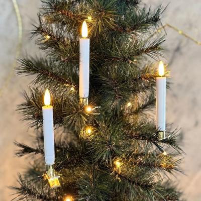 Sirius Sille kleine kerstboomkaarsjes set van 4