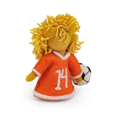 Sjaal met verhaal Holland Leeuw met voetbal