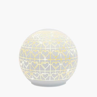 Sirius Frida glazen bollamp wit 15 led