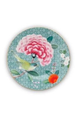 PIP Studio petit four bordje blushing birds blue 12 cm