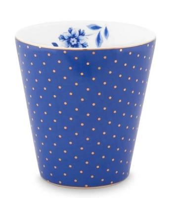 PIP mok zonder oor 230 ml  small royal dots blue