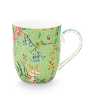 PIP small mok 145 ml jolie flowers green