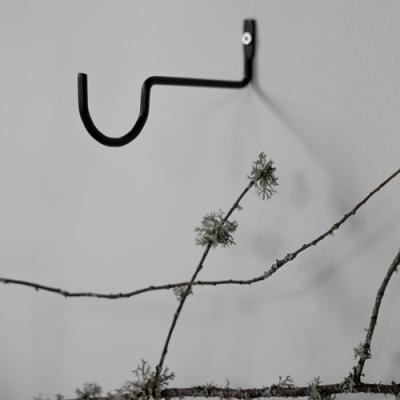 Storefactory ophanghaak Krokabo zwart metaal