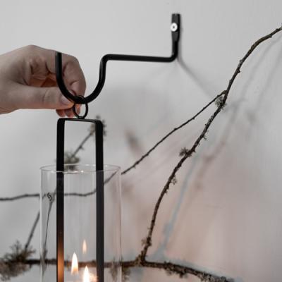 Storefactory ophanghaak Krokabo zwart metaal