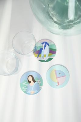 Räder Coasters Onderzetters Art Collection, set van 6