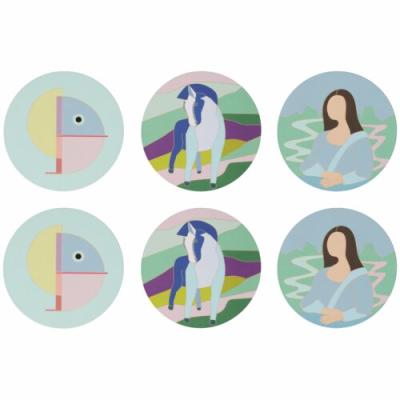Räder Coasters Onderzetters Art Collection, set van 6