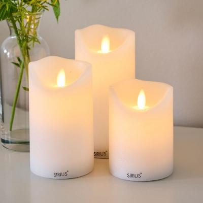 Sirius Oplaadbare Sara led kaarsen, set van 3