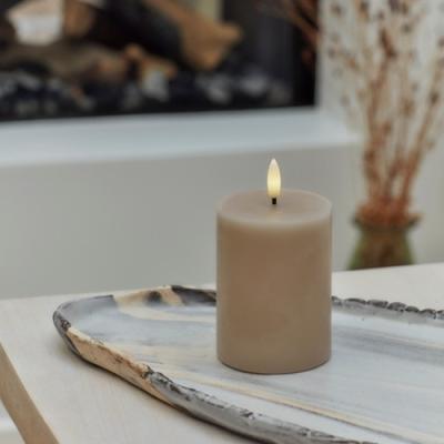 Sirius led kaars Sille licht caramel H 10 cm