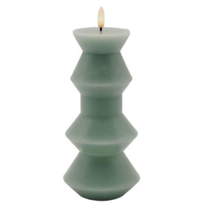 Sirius led kaars Sille Nordic Sculpture sandy groen Geometry