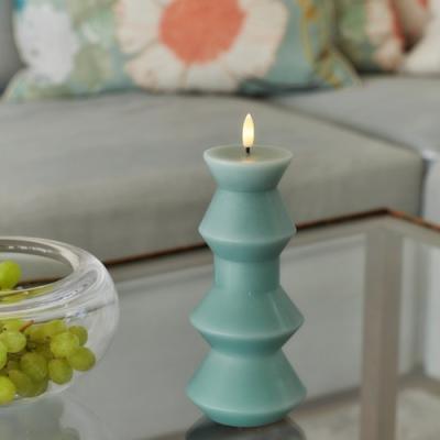 Sirius led kaars Sille Nordic Sculpture sandy groen Geometry