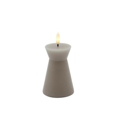Sirius led kaars Sille Nordic Sculpture warm grijs Cone