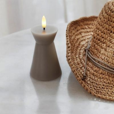 Sirius led kaars Sille Nordic Sculpture warm grijs Cone