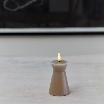 Sirius led kaars Sille Nordic Sculpture licht caramel Cone