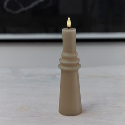 Sirius led kaars sille Nordic Sculpture licht caramel Ringen