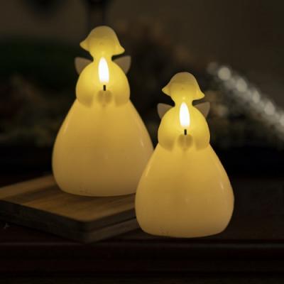 Sirius engel Lucia klein wax met led, set van 2