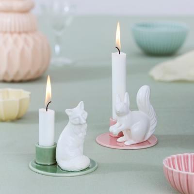 Dottir Sweet Stories kandelaar Vos groen, large
