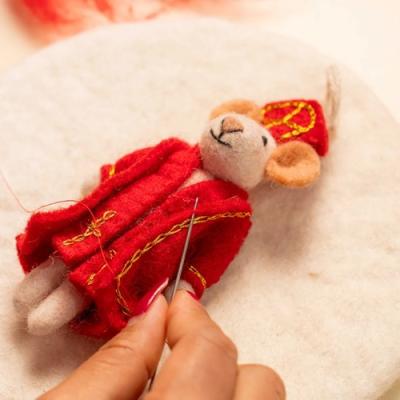 Sjaal met verhaal Hanger Muis Sintermuis