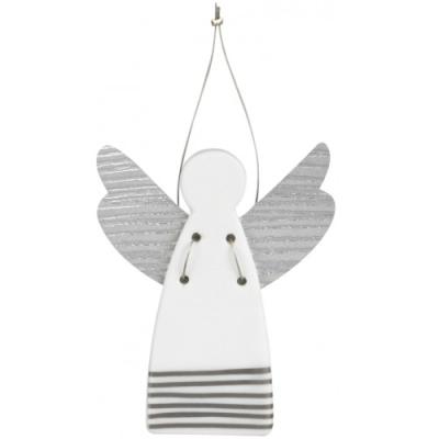 Räder hanger Guardian angel zilveren strepen