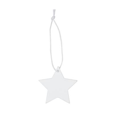 Räder hanger kerstster wit porselein