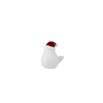 Storefactory vogel Elin kerstmuts rood small