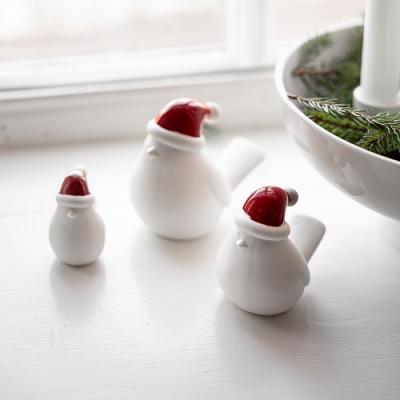 Storefactory vogel Elin kerstmuts rood medium