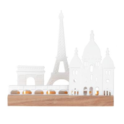 Räder Skyline stad Parijs waxinelichthouder