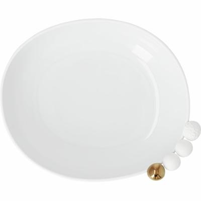 Räder Sneeuwballen schaaltje wit met goud