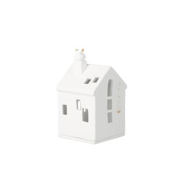 Räder lichthuis Kerstmanvoetjes in de schoorsteen