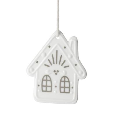 Räder hanger porselein Gingerbread, set van 6 stuks