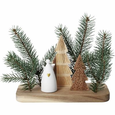 Räder Houten Tray met Engel en bomen